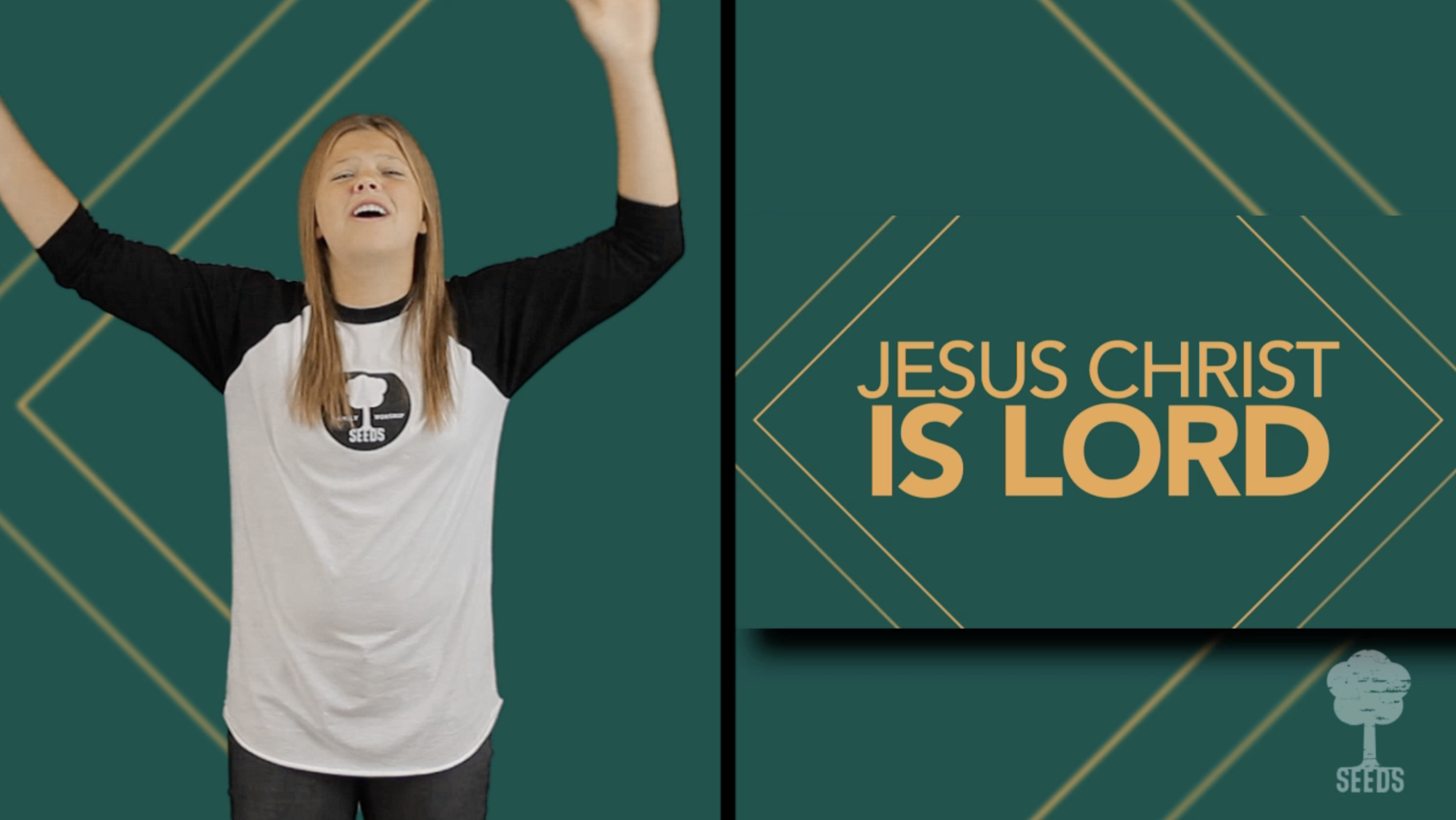 Jesus Christ Is Lord (Philippians 2:9-11) – Hand Motions/Split & PIP